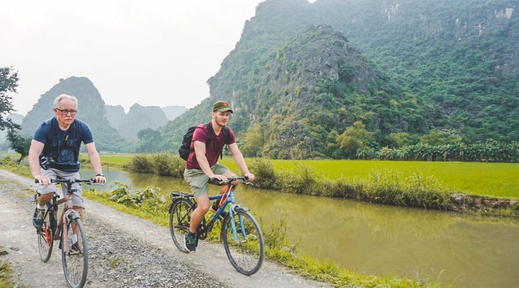 Cycling in Ninh Binh