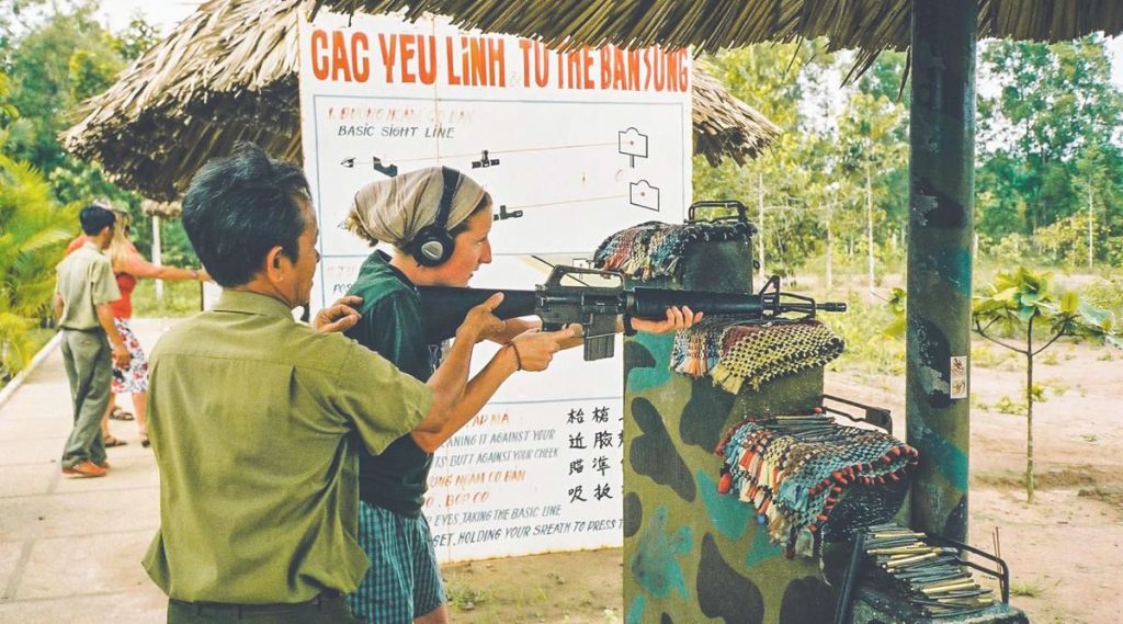 Shooting range at the Cu Chi Tunnels