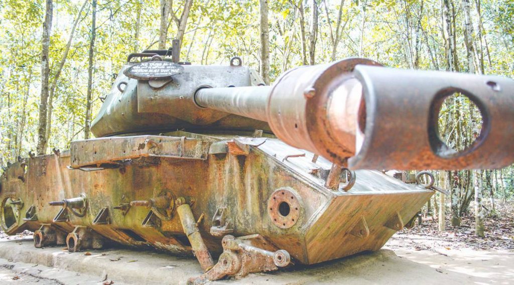 Tank at the Cu Chi Tunnels