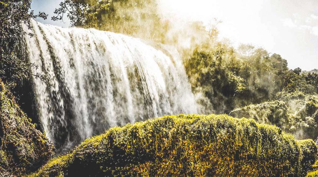 Elephant waterfall in Dalat