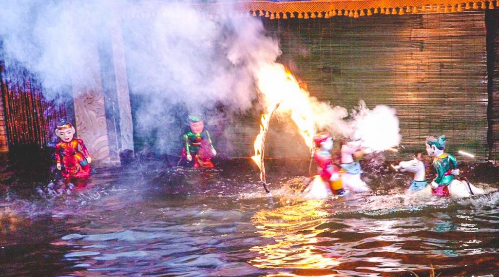 traditional water puppet show