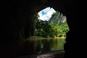 Huge cave at Ba Be lake