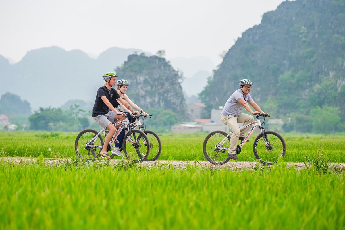 Cycling in Ninh Binh