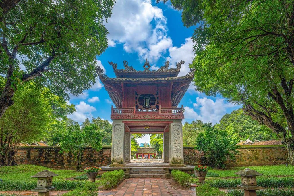 The Khue Van Pavilion inside the Temple of Literature