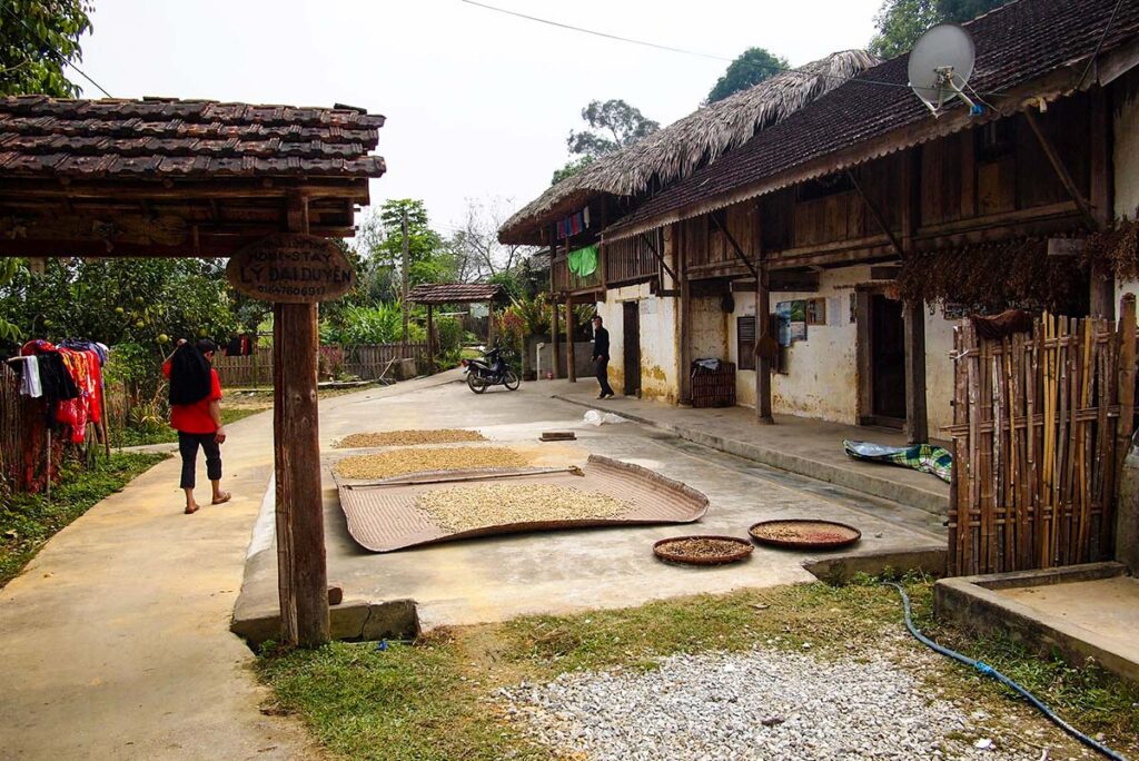 A traditional minority house in Nam Dam Village