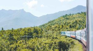 Train from Hue to Da Nang along the Hai Van Pass