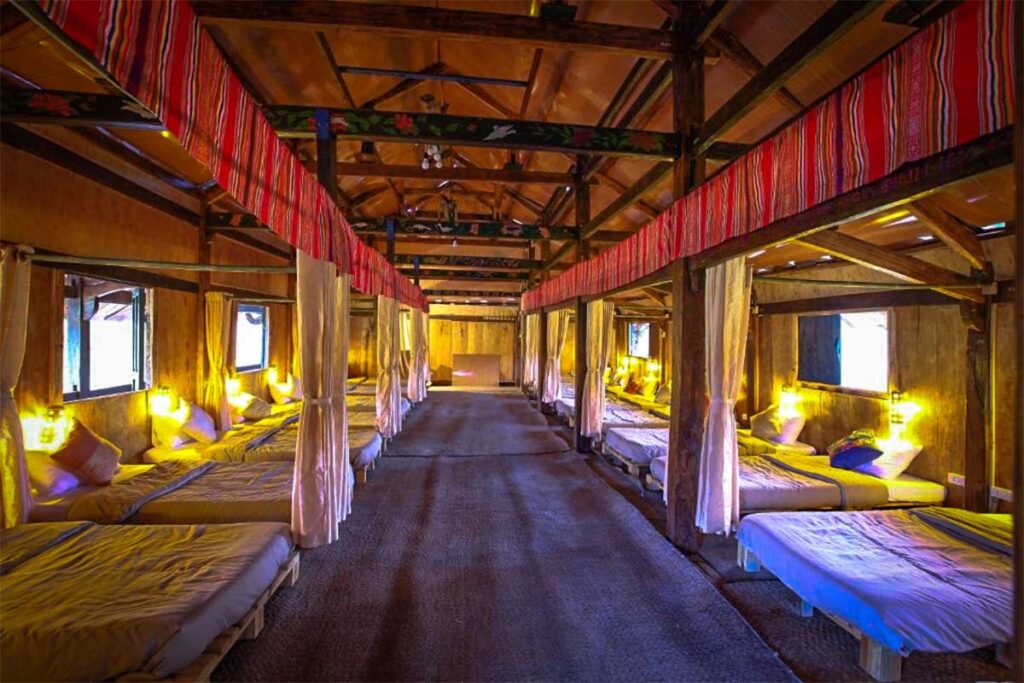 Nice looking dorm room of Ecolodge Mu Cang Chai
