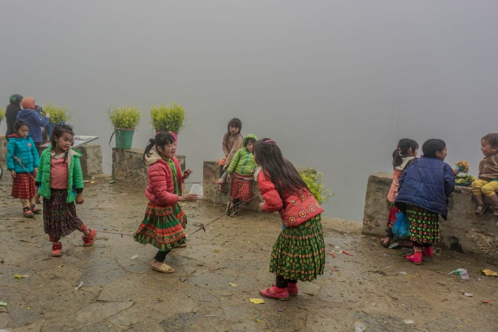 Hmong children in Ha Giang