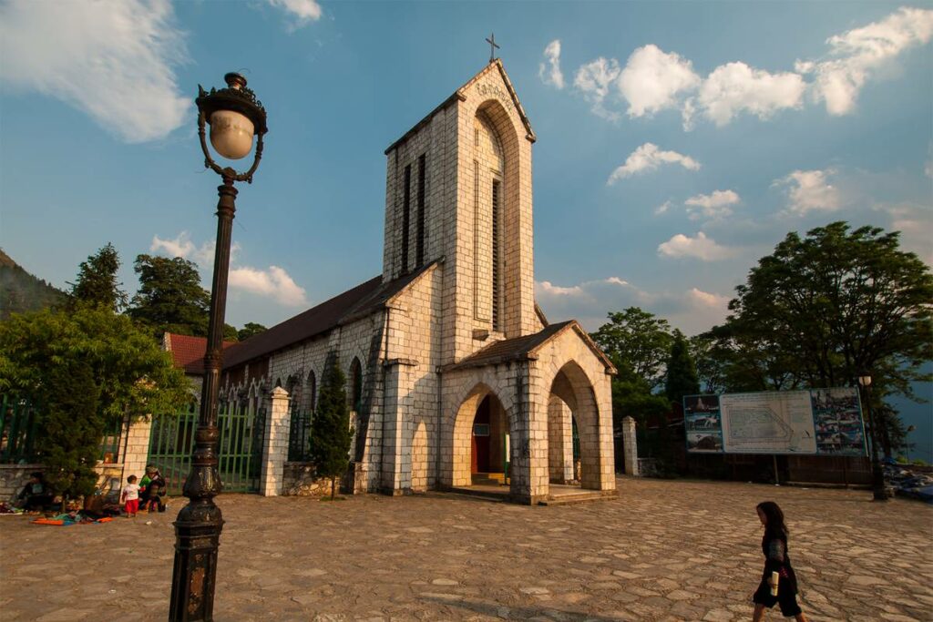 Sapa stone church