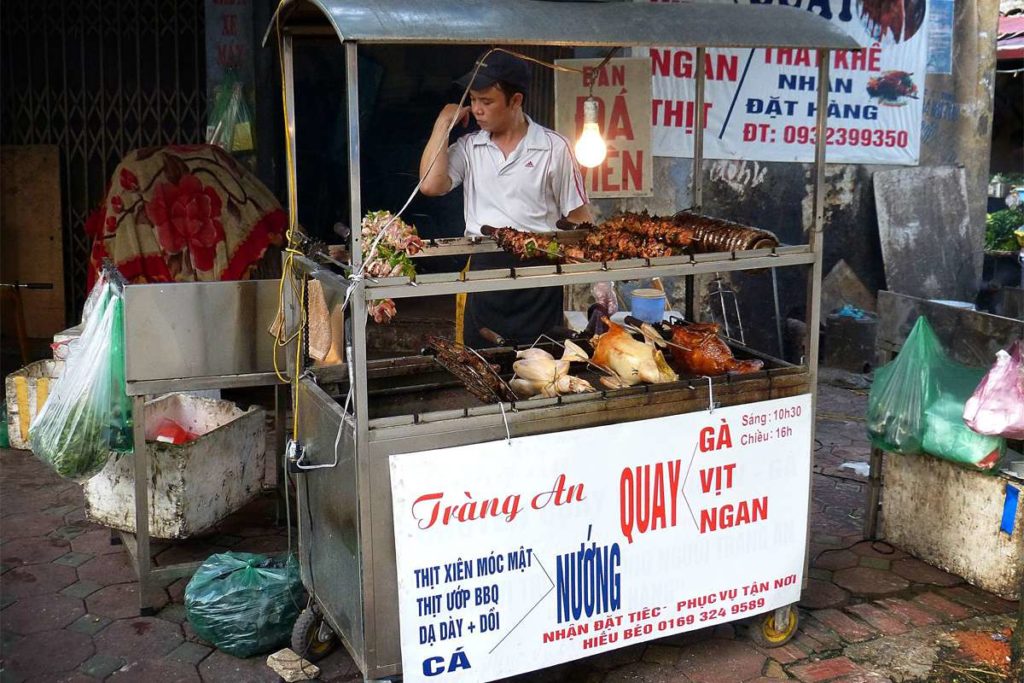 street food in Hanoi