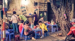street food in Hanoi