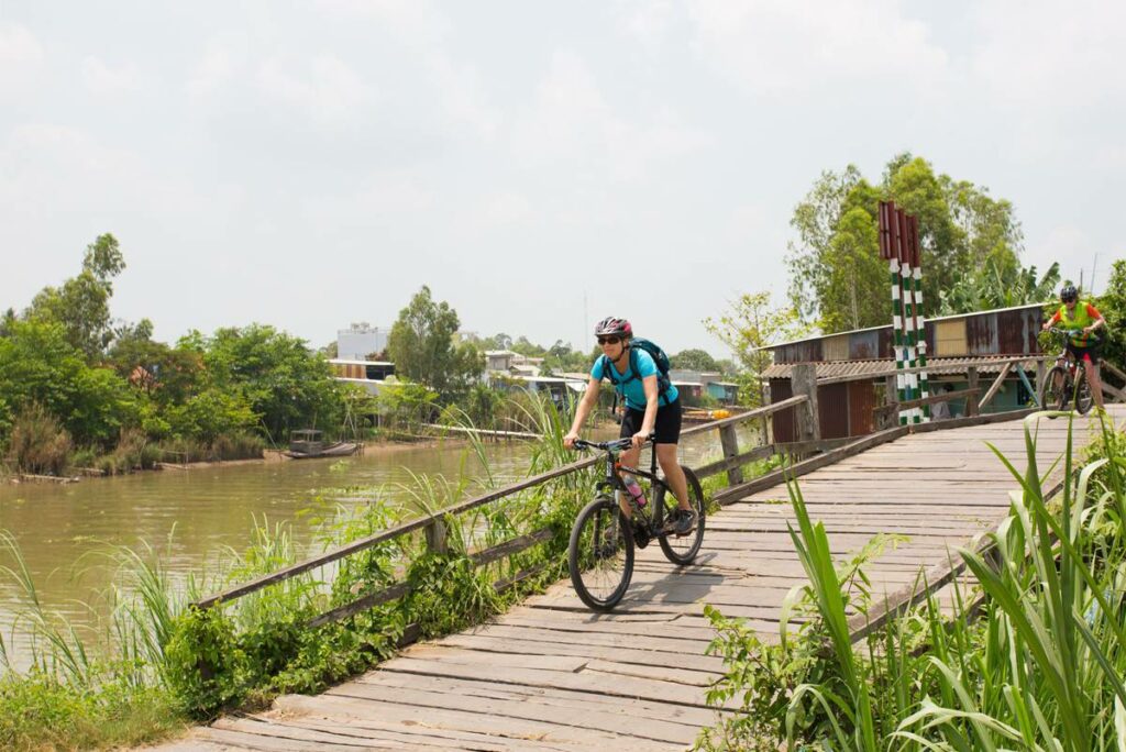 cycling in the Mekong Delta