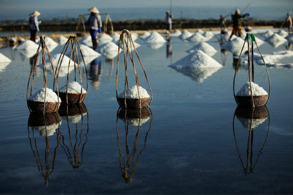 Hon Khoi Salt Fields at Nha Trang