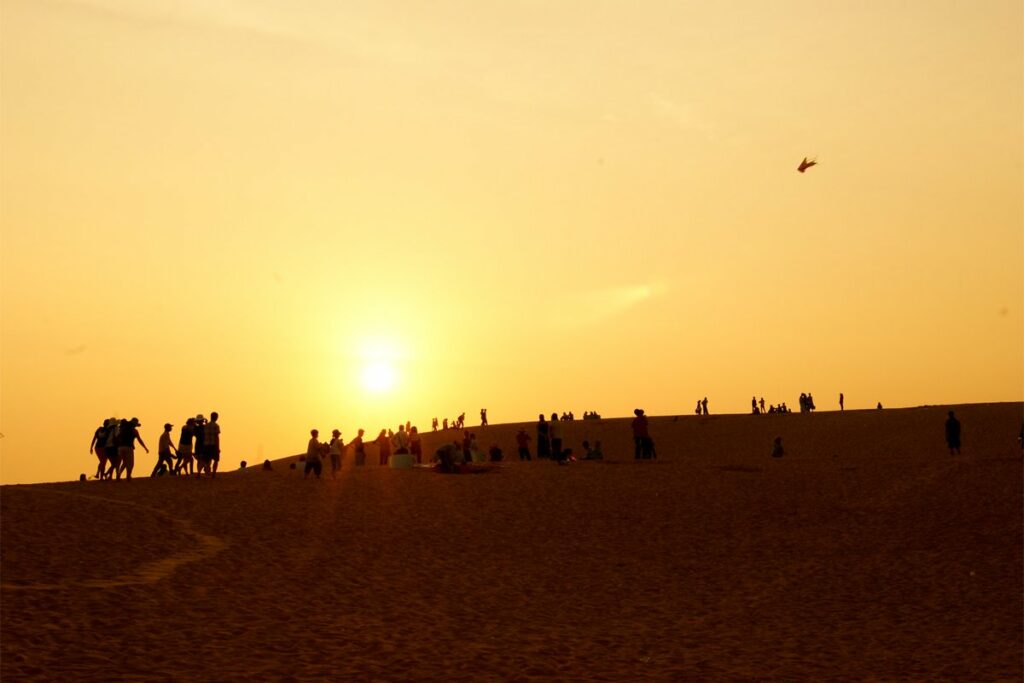 Mui Ne sunset at the dunes