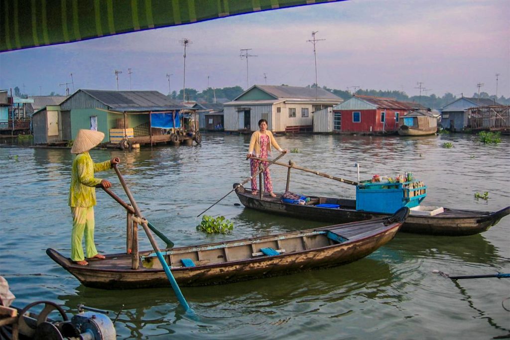 Chau Doc floating village