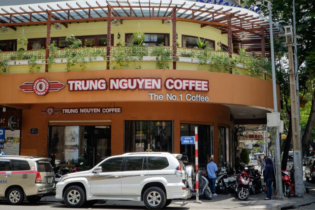 Trung Nguyen coffee shop