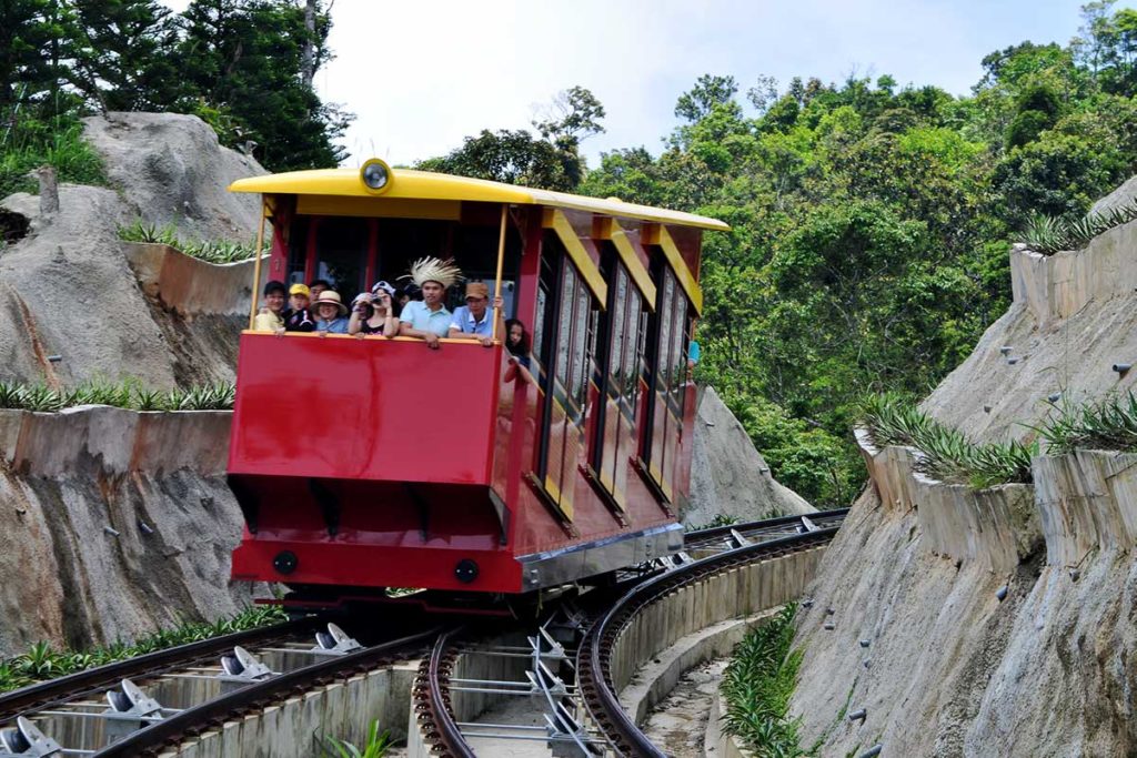 Funicular train Ba Na Hills