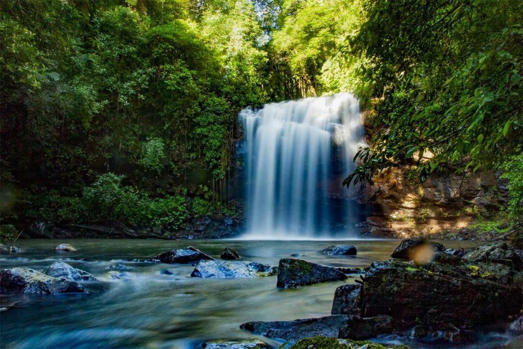 waterfall in Kon Chu Rang Nature Reserve