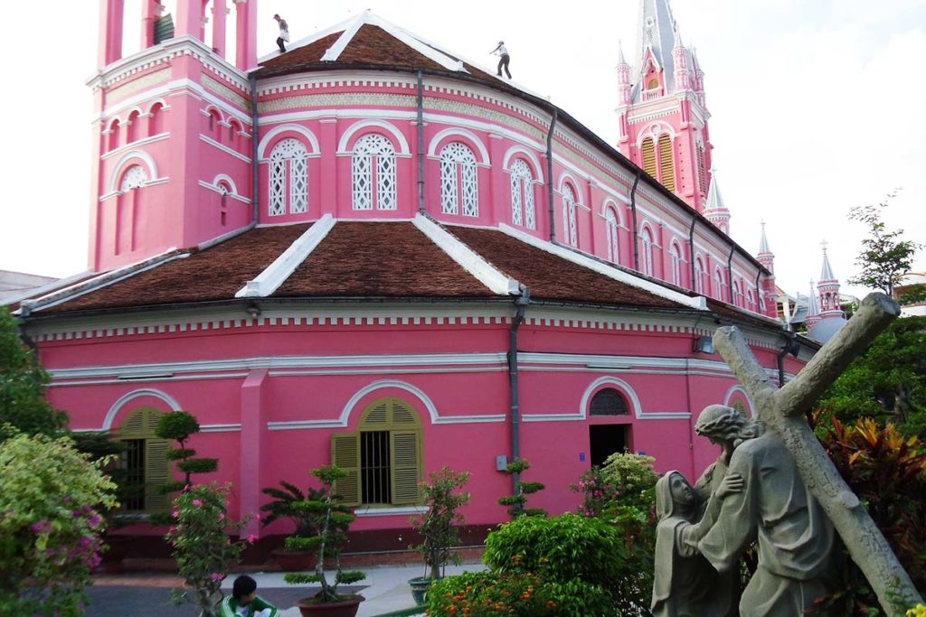 Tan Dinh Pink Church in Saigon