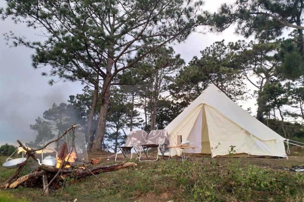 camping in Bidoup National park
