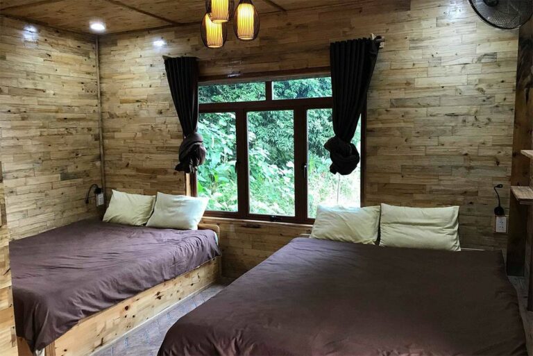 Private room of Cay Homestay in Thon Tha Villa