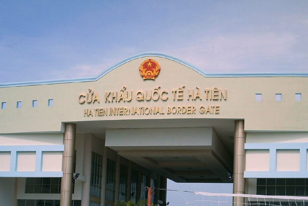 Ha Tien border gate Vietnam