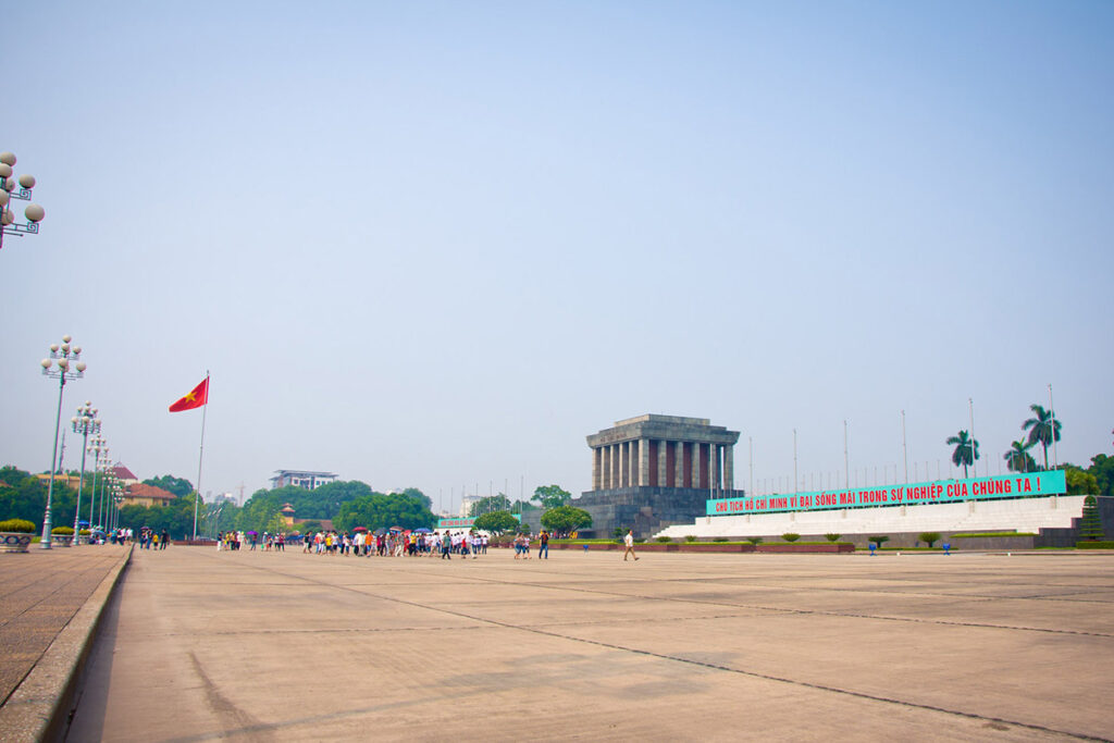 Ba Dinh Square in Hanoi