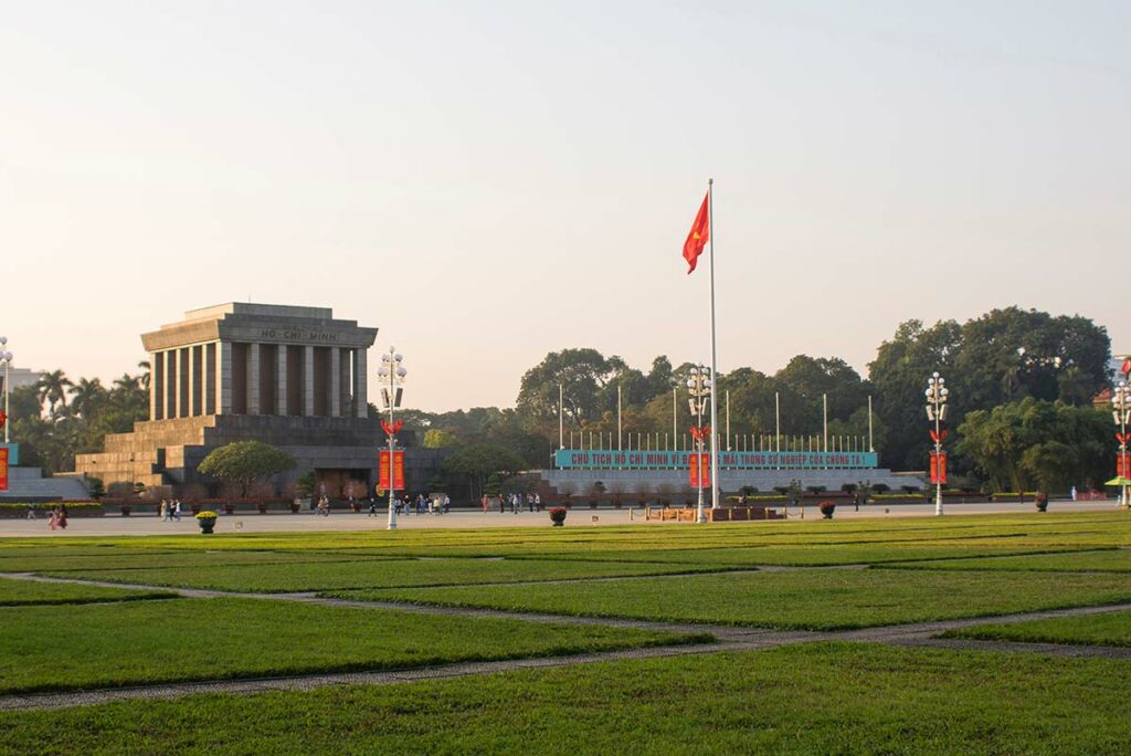 Ba Dinh Square in Hanoi