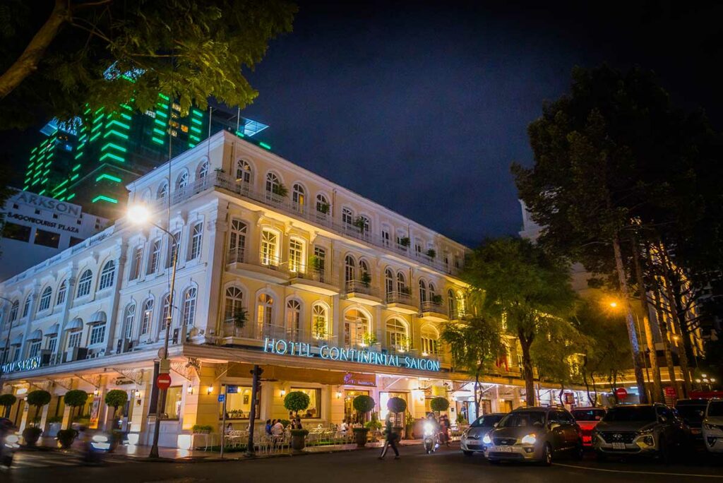French colonial hotel in Ho Chi Minh City, Continental Saigon