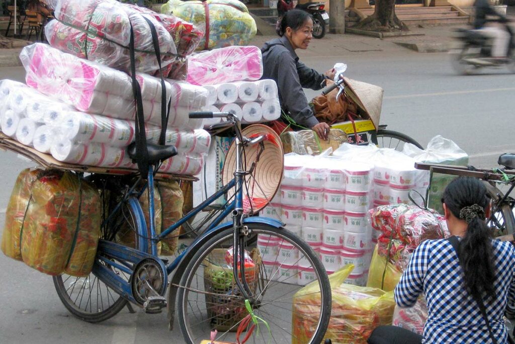 toilet paper in Vietnam