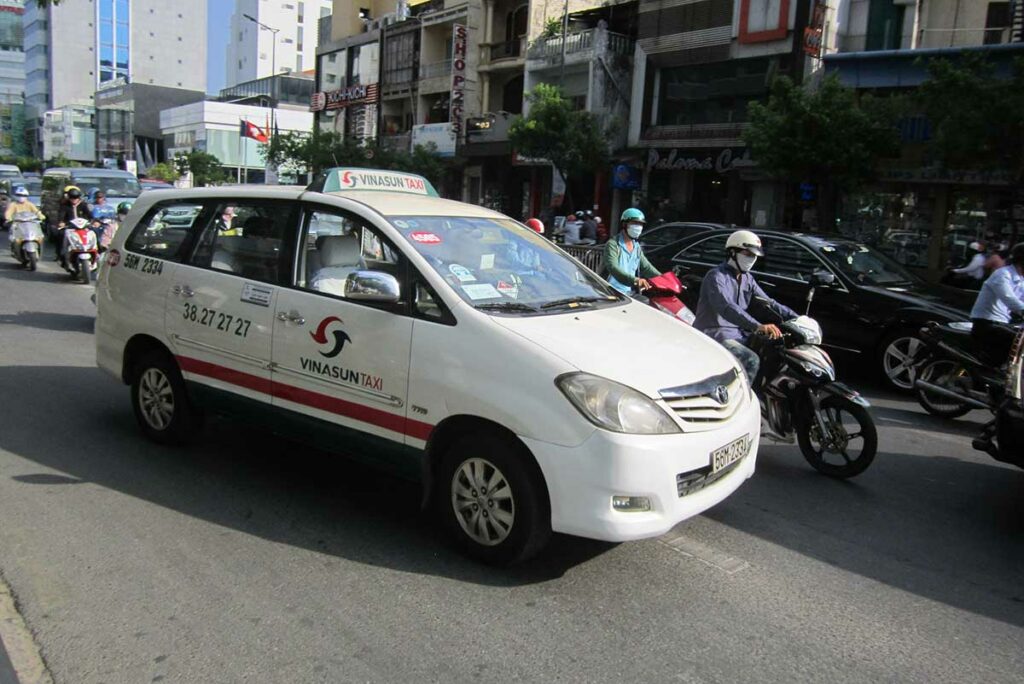 vinasun taxi company in Vietnam