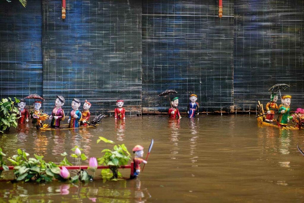 Waterpuppet show in Vietnam Museum of Ethnology