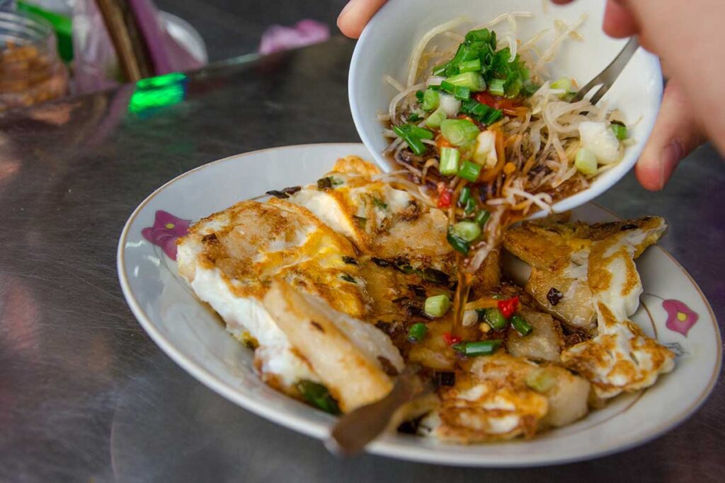 Bột Chiên street food in Ho Chi Minh City
