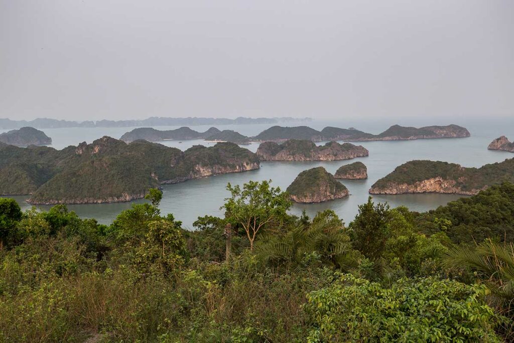 View from Cat Ba Canon Fort