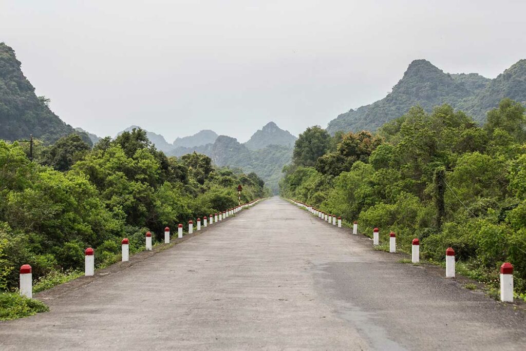 Cat Ba National Park road