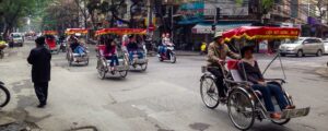 cyclo tour in Hanoi