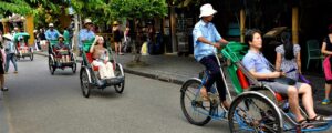 cyclo tour in Vietnam