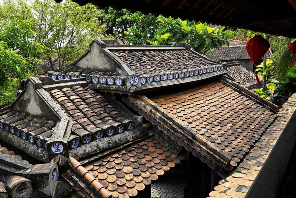 roof exterior of Museum of Traditional Vietnamese Medicine (Fito museum) in Ho Chi Minh City