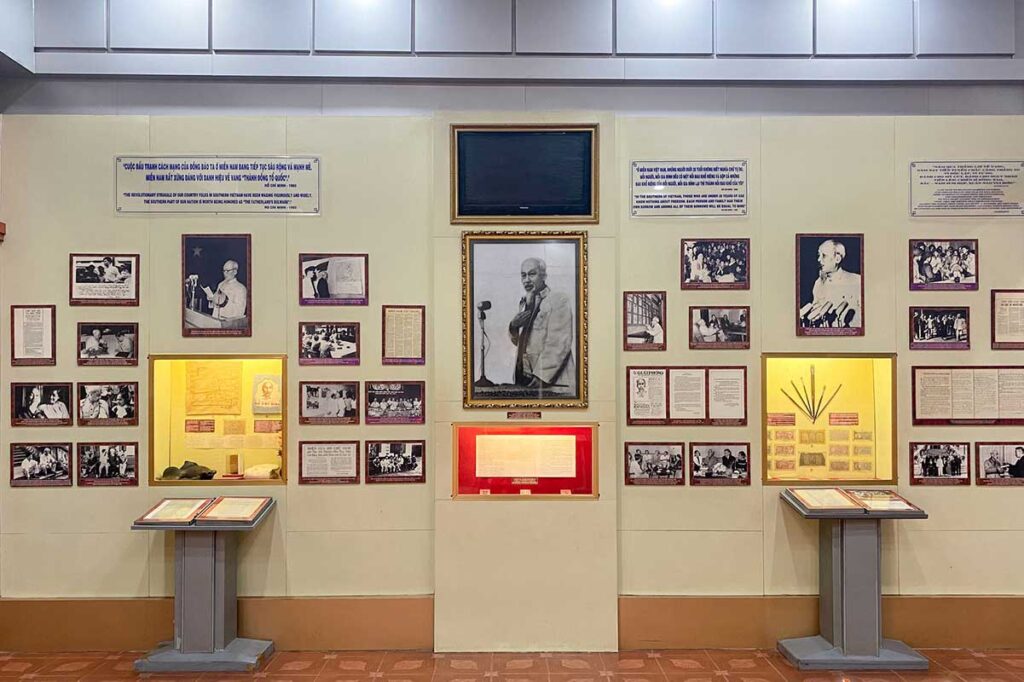 exhibition of Ho Chi Minh museum in Ho Chi Minh City