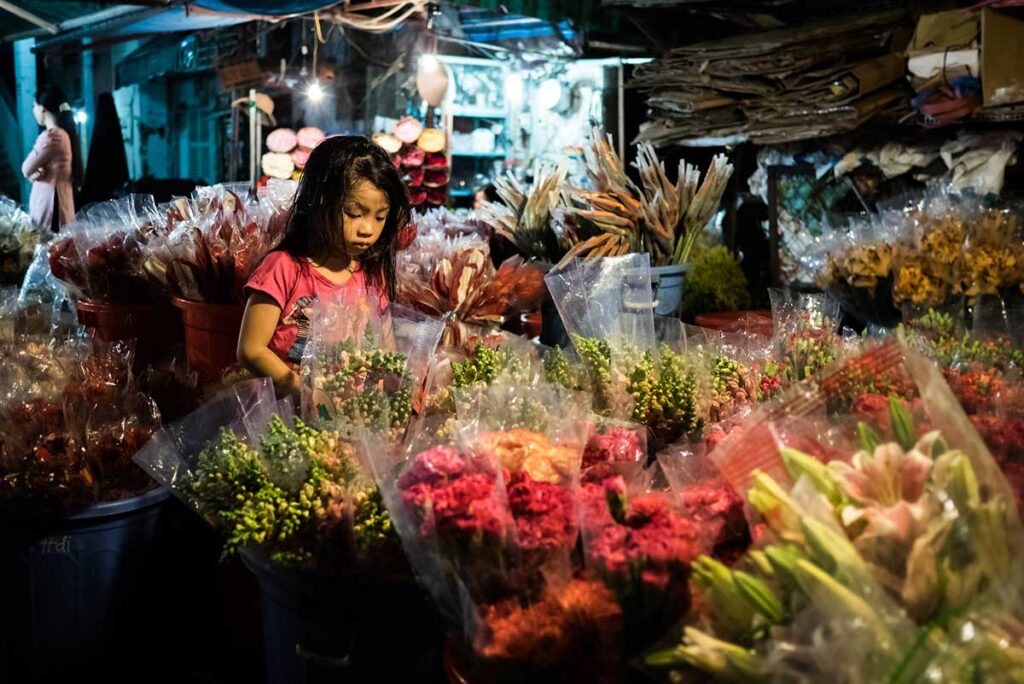 Ho Thi Ky Flower Market in Ho Chi Minh City