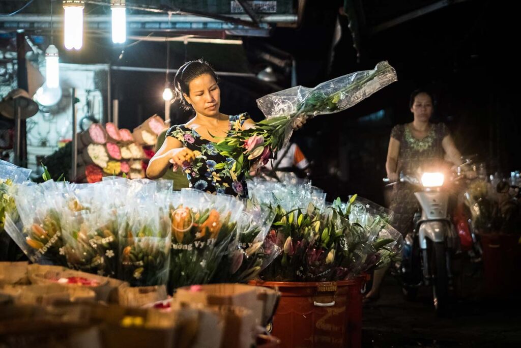 Ho Thi Ky Flower Market in Ho Chi Minh City