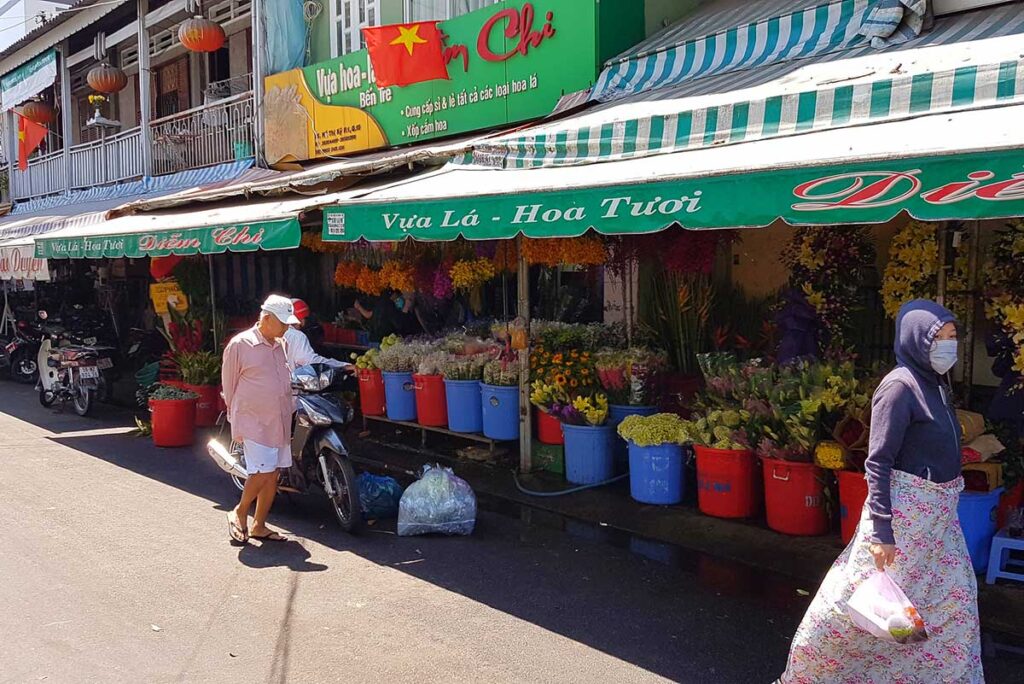 Ho Thi Ky Flower Market in Ho Chi Minh City