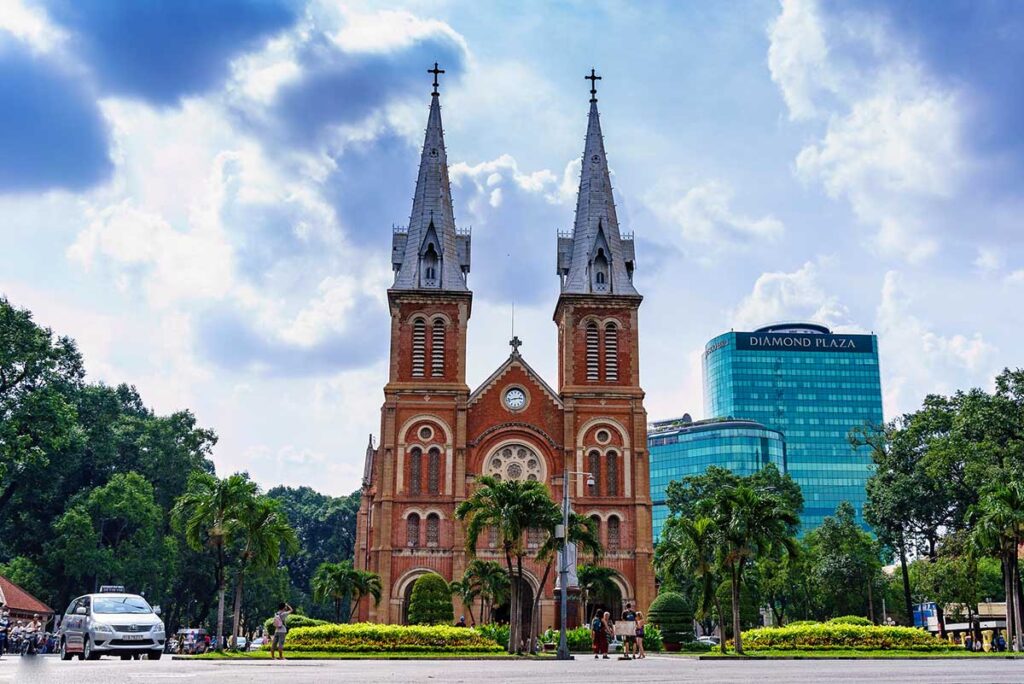 Saigon Notre Dame Cathedral in Ho Chi Minh City