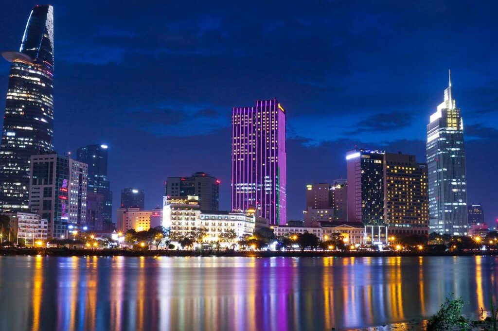 Saigon River skyline