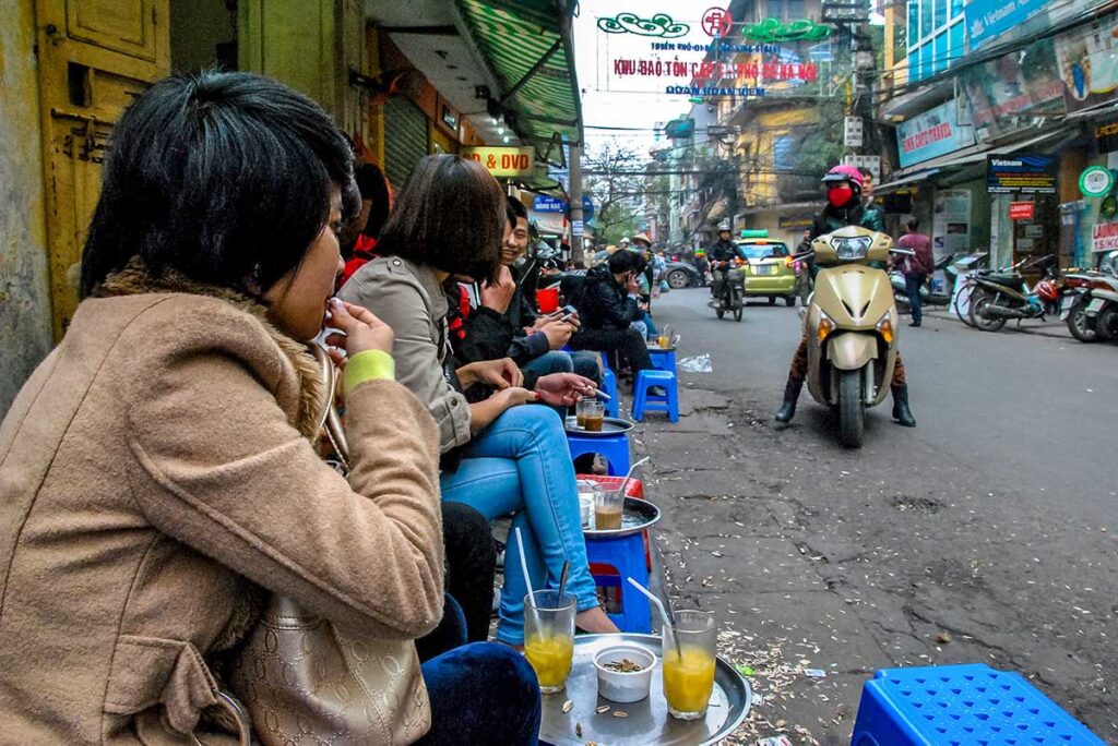 street coffee in Vietnam