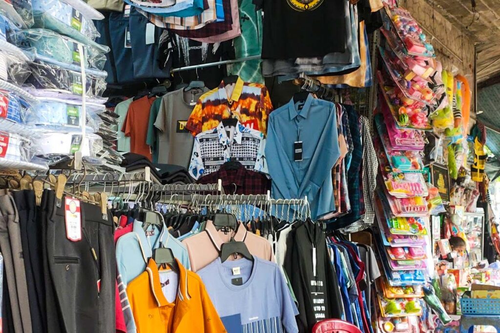 clothes at Tan Binh Market