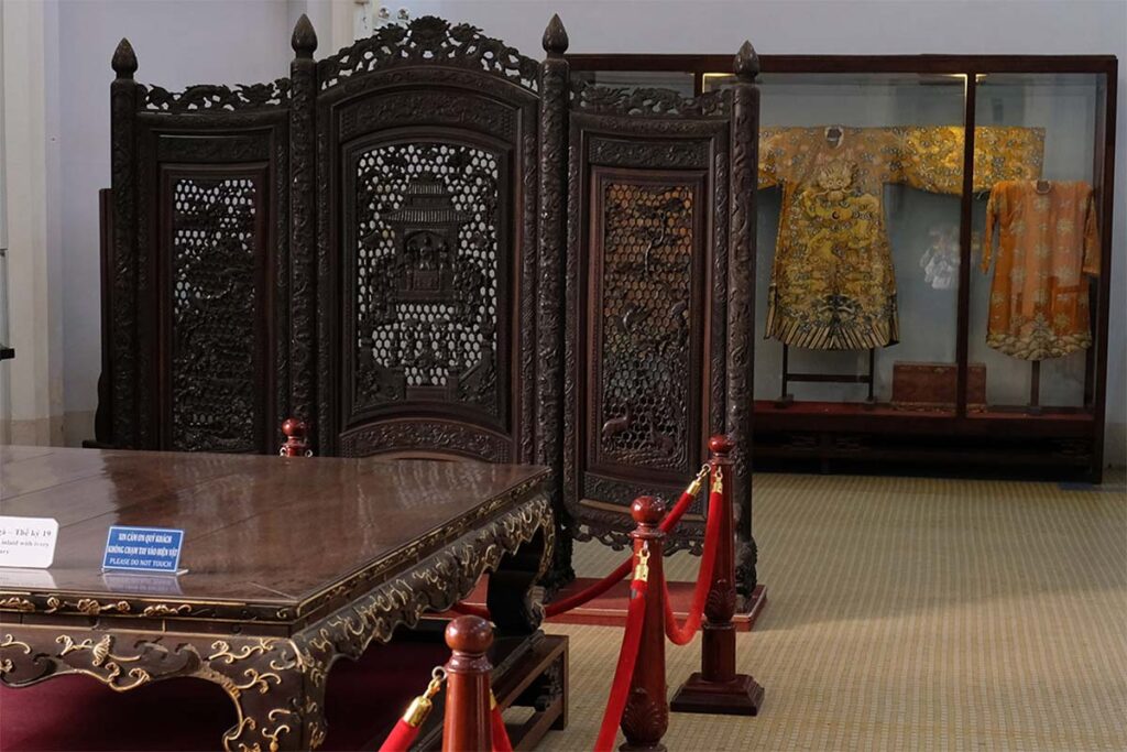 Artifacts of Vietnam's early Le Dynasties in Museum of Vietnam History in Ho Chi Minh City
