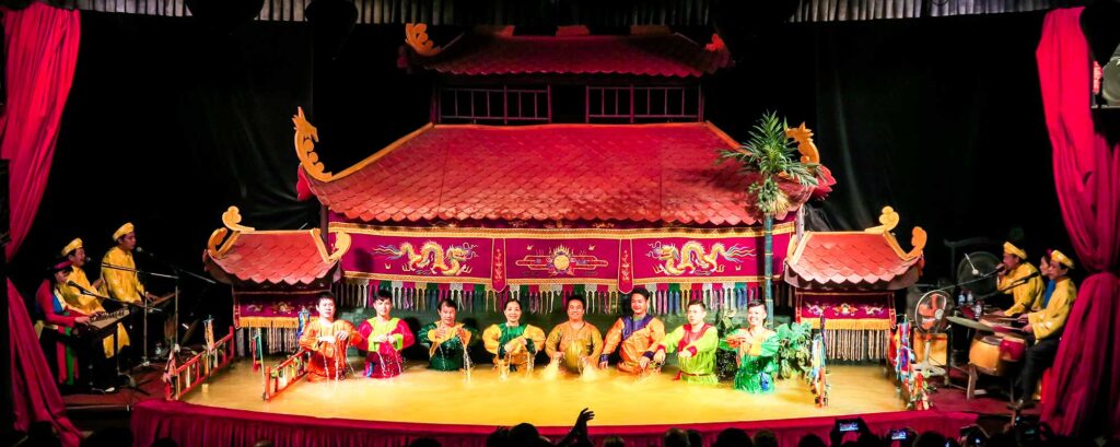 Water puppet show in Vietnam