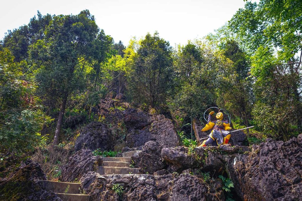 rock garden at Ham Rong Mountain