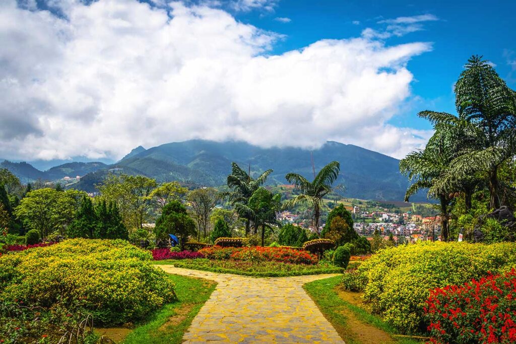 European Garden at Ham Rong Mountain